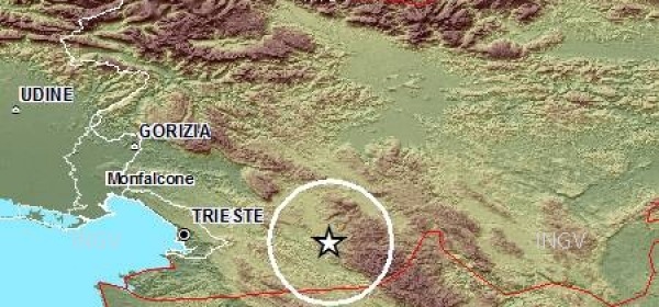 Terremoto Slovenia Trieste