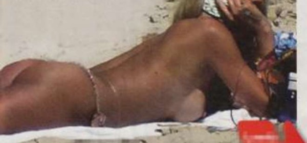 Valeria Marini topless Formentera