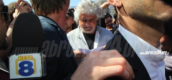 Beppe Grillo a Pescara