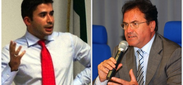 Silvio Paolucci (PD) e Mauro Febbo (FI)