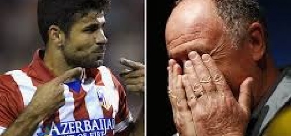 Diego costa e Felipe Scolari