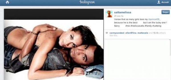 Melissa Satta contro Rihanna