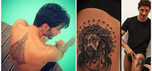 Stefano De Martino, nuovo tatuaggio a tema religioso