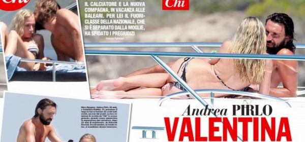 Valentina Baldini in topless con Andrea Pirlo