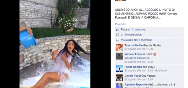 Marika Fruscio Ice Bucket Challenge