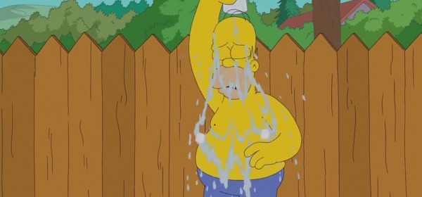L'Ice Bucket Challenge di Homer Simpson