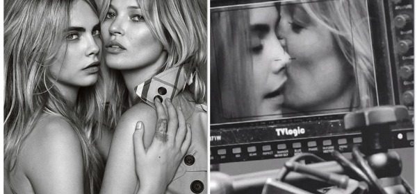 Kate Moss e Cara Delevingne per Burberry