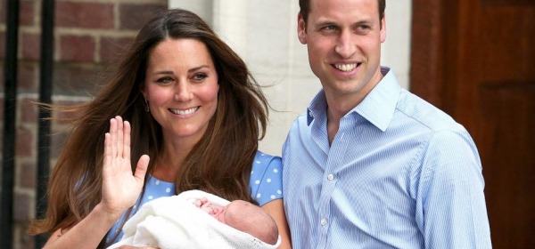 William, Kate e George