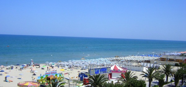 La spiaggia di Alba Adriatica