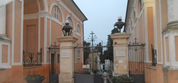 L'ingresso del cimitero di Chieti