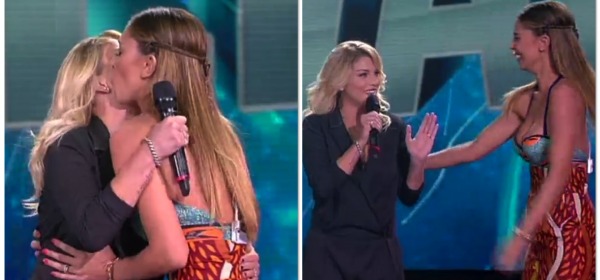 Emma Marrone e Belen Rodriguez a "Tu si che vales"