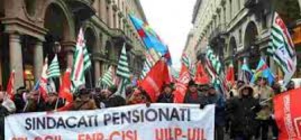 Manifestazione pensionati