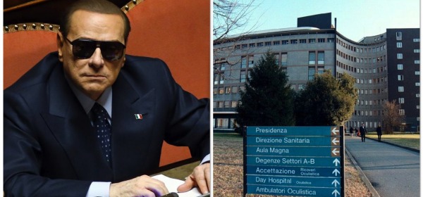 Berlusconi ricoverato al San Raffaele a causa dell'Uveite