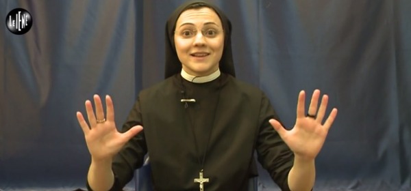 Suor Cristina a Le Iene