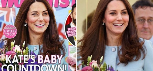 Kate Middleton deturpata