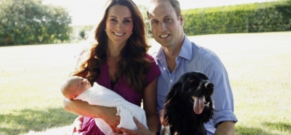 William, Kate e George