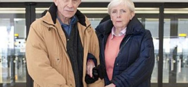 Alan Lane and Katrina Smith, senzatetto a Heathrow (Daily Mail)