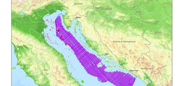 Mappa trivellazioni croate