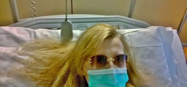 Maurizia Paradiso in ospedale