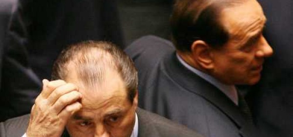Antonio Di Pietro e Silvio Berlusconi