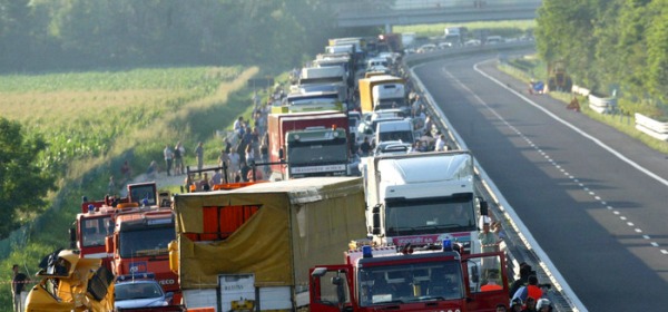 Foto Ansa-incidente su a4