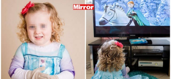 La piccola Gracie come la principessa di Frozen (Mirror)