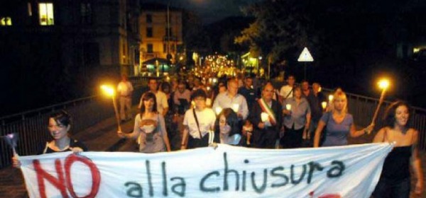 Protesta a Sulmona