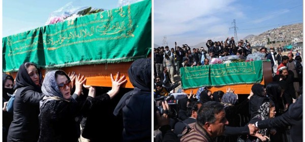I funerali della giovane Farkhunda bruciata viva