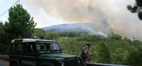 Corpo Forestale dello Stato, allarme incendio