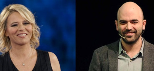 Maria De Filippi e Roberto Saviano