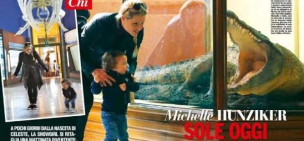 Michelle Hunziker e la figlia Sole (Chi)