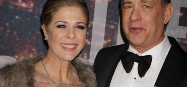 Tom Hanks e sua moglie Rita Wilson (LaPresse)
