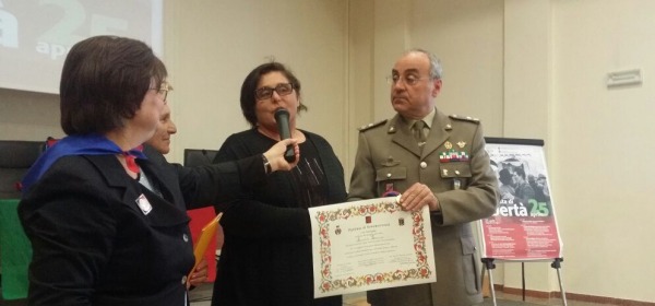 ortona consegna diploma benemerenza