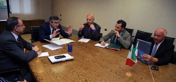 D'Alfonso incontra Confcommercio Abruzzo e Comune di Pescara