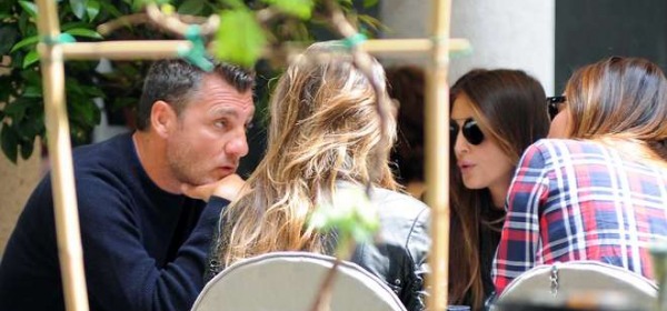 Bobo Vieri a pranzo con Cristina Buccino (Olycom)