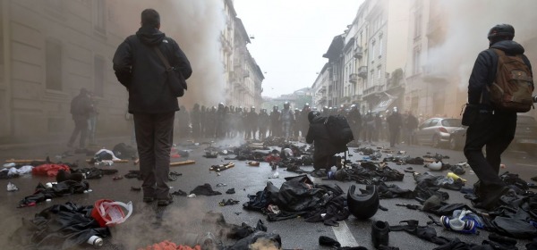 Expo2015, manifestazioni Black Bloc a Milano