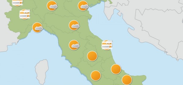 meteo lunedì e martedì