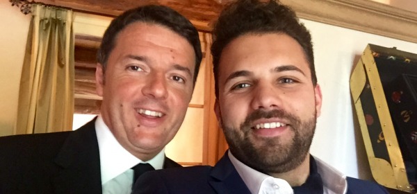 Aleandro Mariani ed il capo del governo Matteo Renzi