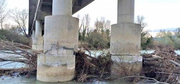 pilastri del Viadotto sul Fiume Sangro