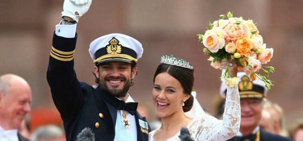 Le nozze del principe svedese e della star tv