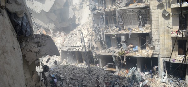 Siria bombardamento su Aleppo - foto infophoto