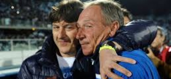 Daniele Sebastiani e Zdenek Zeman nella stagione 2011/12