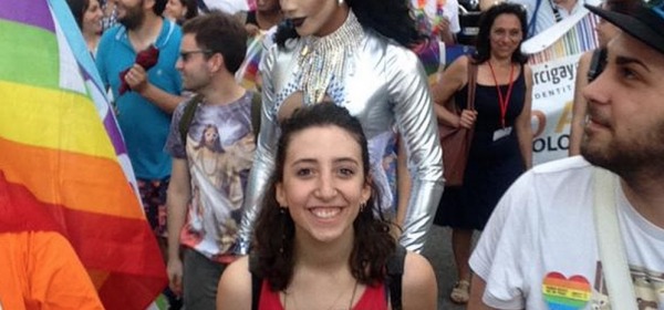 Giulia Innocenzi al Gay Pride Twitter