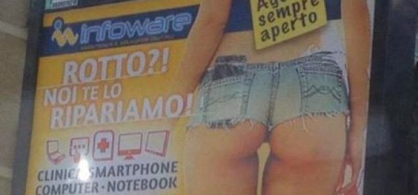 Pubblicità sessista a Roma, è bufera