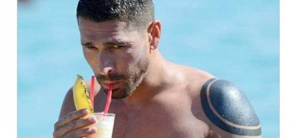 Marco Borriello al mare su instagram