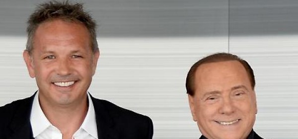 Sinisa Mihajlovic e Silvio Berlusconi