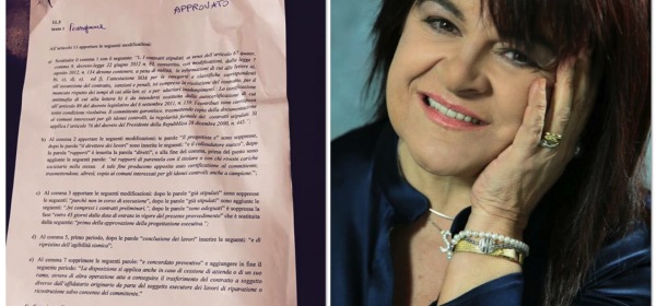 Stefania Pezzopane, Emendamenti Approvati