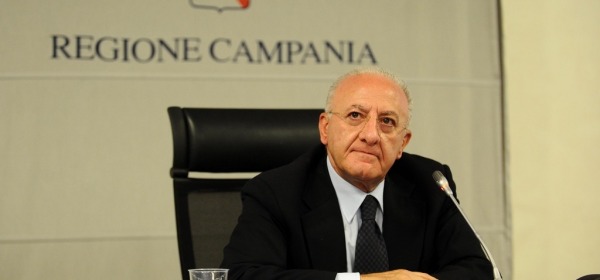 Il Presidente della Regione Campania, Vincenzo De Luca