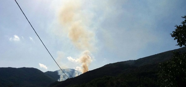 Preturo Incendio pineta