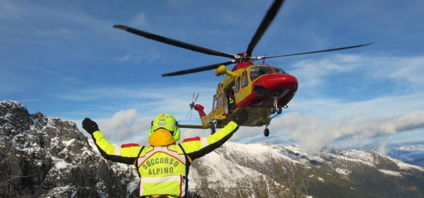 Soccorso alpino con elicottero - Foto di Antonio Di Cecco